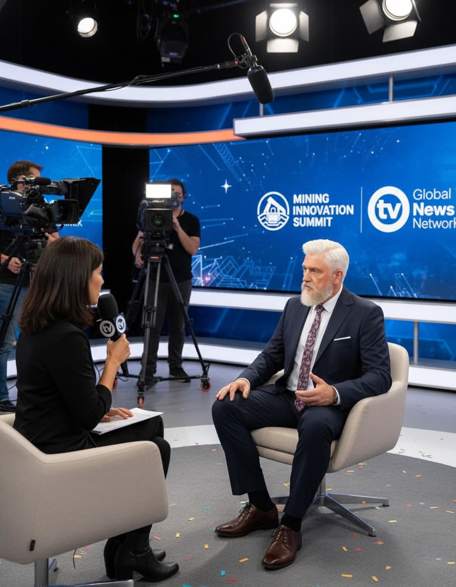 Steve Devi Mack during a press interview.